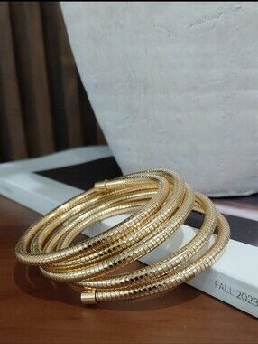 Stainless Steel Spiral Bracelet
